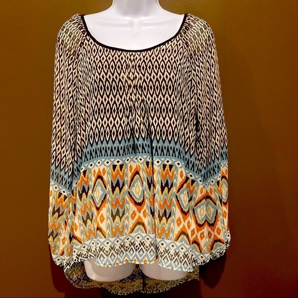 Blu Pepper by Altar'd State Blouse - Picture 1 of 4